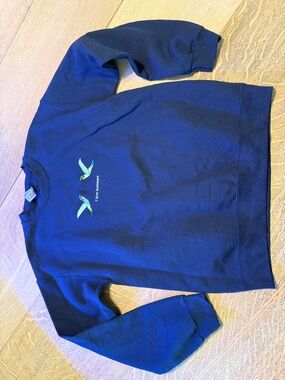 NWOT “I Love Hummers” Embroidered Navy Sweatshirt